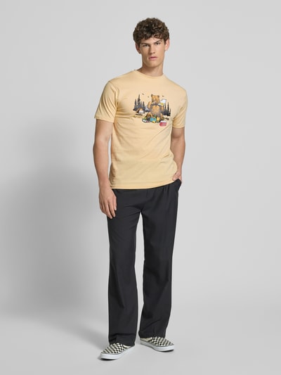 SANTA CRUZ T-Shirt mit Label-Print Beige 1