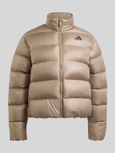 adidas Sportswear Regular Fit Steppjacke mit Logo-Print Taupe 2