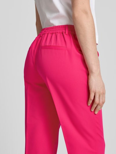 Kaffe Regular Fit Stoffhose mit verkürztem Schnitt Modell 'SAKURA' Pink 3