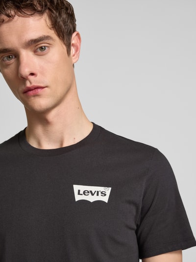 Levi's® T-Shirt mit Label-Print Black 3