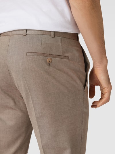 Wilvorst Pantalon met fijn motief Beige - 3