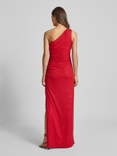 Jake*s Cocktail Maxikleid in One-Shoulder-Träger Rot Melange 5