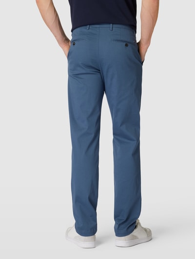 Tommy Hilfiger Regular fit chino met structuurmotief, model 'DENTON' Blauw - 5