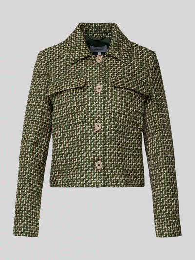 More & More Regular fit jack met platte kraag Groen - 2