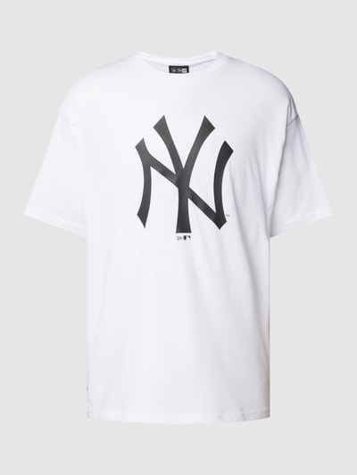 New Era Oversized T-Shirt Modell 'LEAGUE ESSENTIALS' Weiss 2