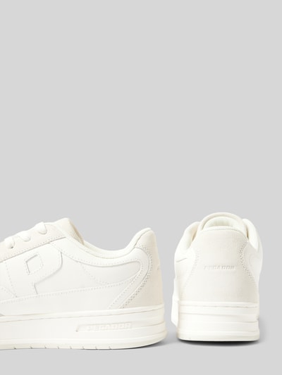 Pegador Ledersneaker mit Label-Applikation Modell 'PULSE LOW' Offwhite 2