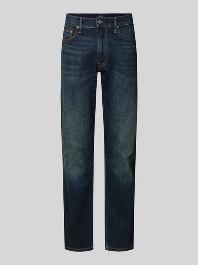 Polo Ralph Lauren Straight fit jeans in 5-pocketmodel, model 'Hampton' Donkerblauw - 2