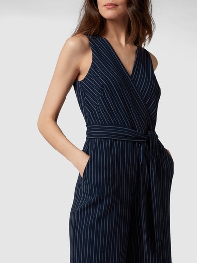 Lauren Ralph Lauren Jumpsuit mit Taillengürtel Marineblau 3