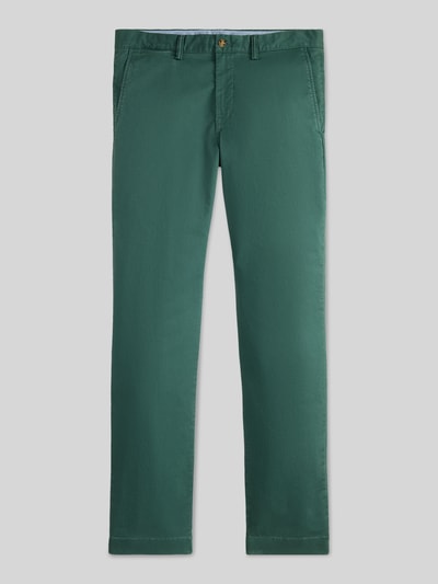 Polo Ralph Lauren Chinos o kroju straight fit z mieszanki bawełny Ciemnozielony 2
