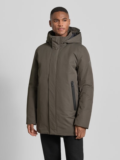ECOALF Jacke mit Kapuze Hellgrau 4