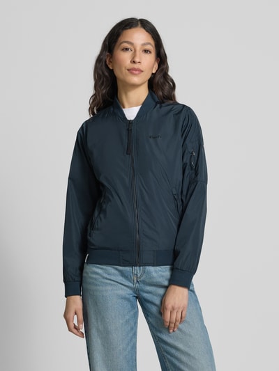 khujo Bomberjacke mit Label-Print Modell 'CEND' Marine 4