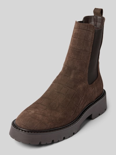Tamaris Chelsea Boots aus echtem Rindsleder Dunkelbraun 1
