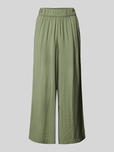 s.Oliver RED LABEL Loose Fit Culotte aus Viskose-Mix Khaki 2