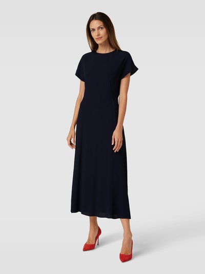 Tommy Hilfiger Maxikleid mit Rundhalsausschnitt Dunkelblau 4