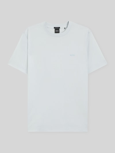 BOSS Regular Fit T-Shirt aus reiner Baumwolle Modell 'THOMPSON' Hellblau 2