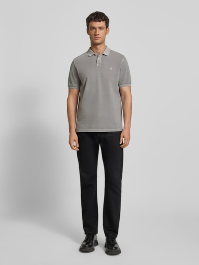 Marc O'Polo Poloshirt aus Baumwolle Anthrazit 1