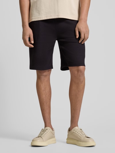 Tommy Hilfiger Sweatshorts mit Label-Print BLACK 4