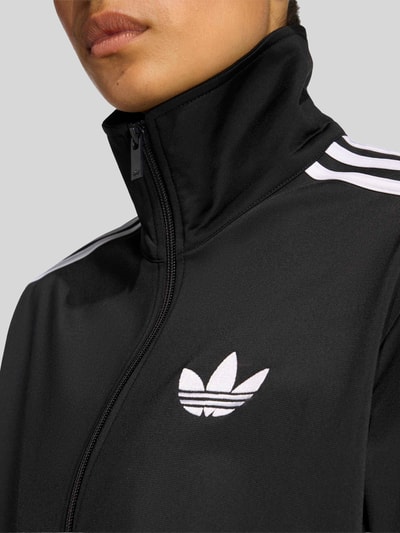 adidas Originals Relaxed Fit Sweatjacke mit Logo-Stitching Black 3