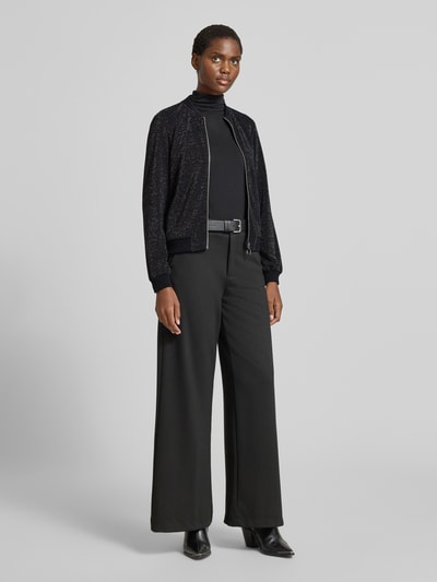 VERO MODA Regular Fit Bomberjacke mit College-Kragen Modell 'BERLIN' Black 1
