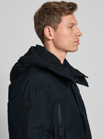 khujo Gewatteerd jack met capuchon, model 'WINER' Marineblauw - 3