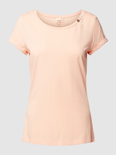 Ragwear T-Shirt mit Zierknöpfen Apricot 2