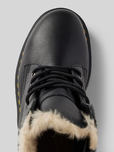 Dr. Martens Boots van leer met vetersluiting, model 'Jadon' Zwart - 3