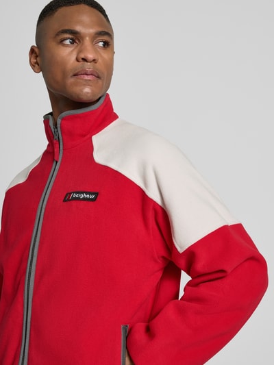 Berghaus Fleecejacke mit Zweiwege-Reißverschluss Rot 3