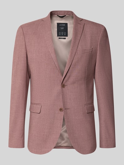 Produktfoto, różowa marynarka Slim Fit Sakko mit Woll-Anteil von s.Oliver BLACK LABEL, delikatna struktura tkaniny