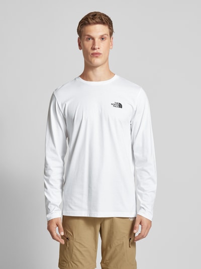 The North Face Longsleeve mit Label-Print Weiss 4