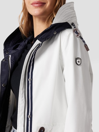 Wellensteyn Jacke mit Label-Patch Offwhite 3