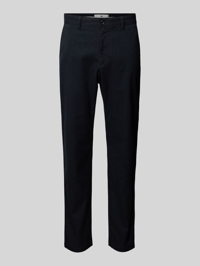 Roy Robson Slim fit broek met steekzakken Donkerblauw - 2