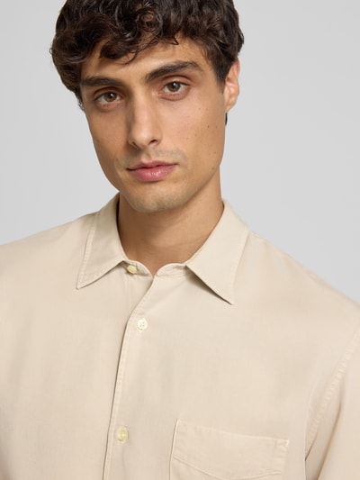 Officine Générale Freizeithemd aus reinem Lyocell Beige 3