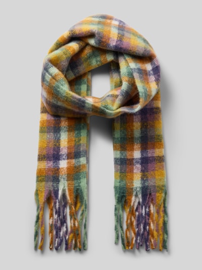 Barts Szal z naszywką z logo model ‘Plaity’ Zielony 1