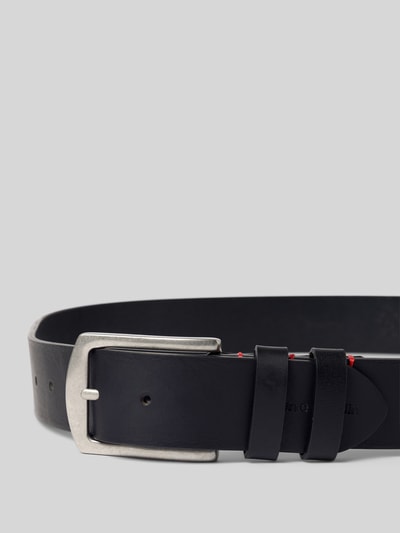 Pierre Cardin Leren ceintuur met doornsluiting Zwart - 2