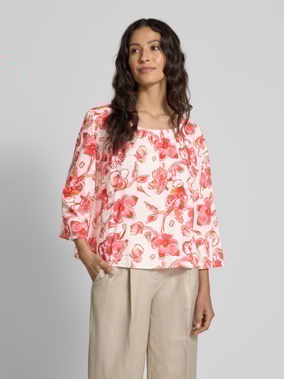 Christian Berg Woman Regular Fit Bluse mit 3/4-Arm Hellrot 4