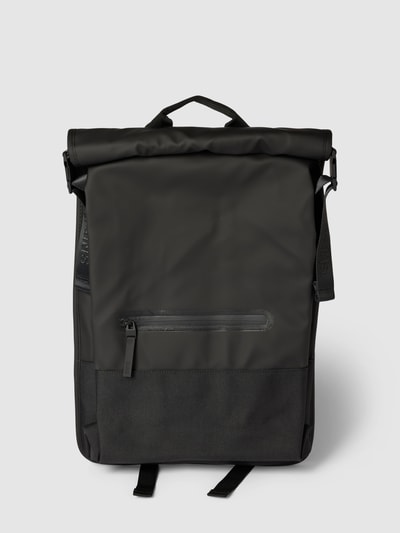 RAINS Rucksack mit Rolltop Modell 'Trail' Black 1