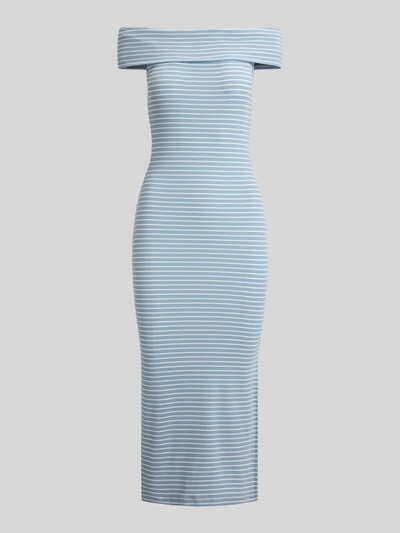 Lauren Ralph Lauren Figurbetontes Freizeitkleid aus Baumwoll-Mix Hellblau 2