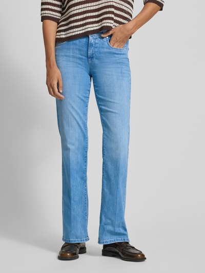 CAMBIO Flared Fit Jeans aus Baumwoll-Mix Modell 'PARIS' Jeansblau 4