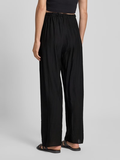 ZABAIONE Stoffen broek met elastische band Zwart - 5