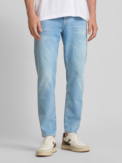 BOSS Orange Regular fit jeans van katoenmix, model 'REMAINE BO' Jeansblauw - 4