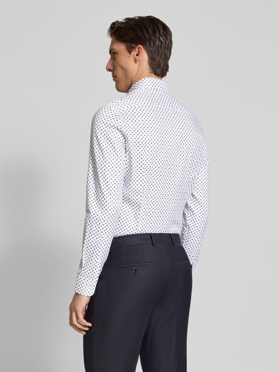 Jake*s Super Slim Fit Business-Hemd mit Haifischkragen Weiss 5