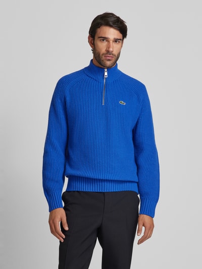 Lacoste Wollpullover mit Stehkragen Royal 4