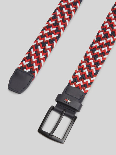 Tommy Hilfiger Geflochtener Gürtel Modell 'DENTON' Marine 3