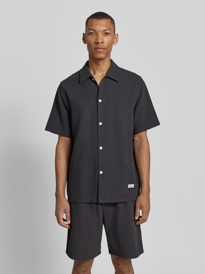 Marc O'Polo DENIM Regular Fit Freizeithemd aus reiner Baumwolle Graphit 4