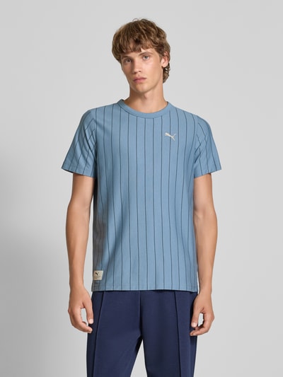 PUMA PERFORMANCE Regular Fit T-Shirt mit Logo-Stitching Modell 'Class' Hellblau 4