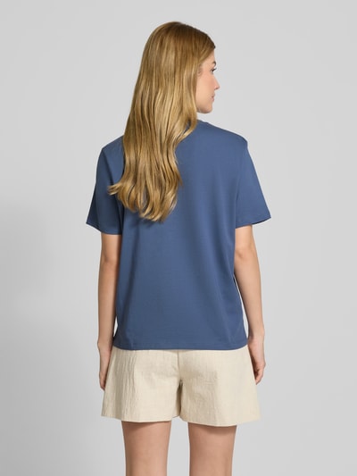 Vila T-shirt z okrągłym dekoltem model ‘SYBIL’ Szaroniebieski 5