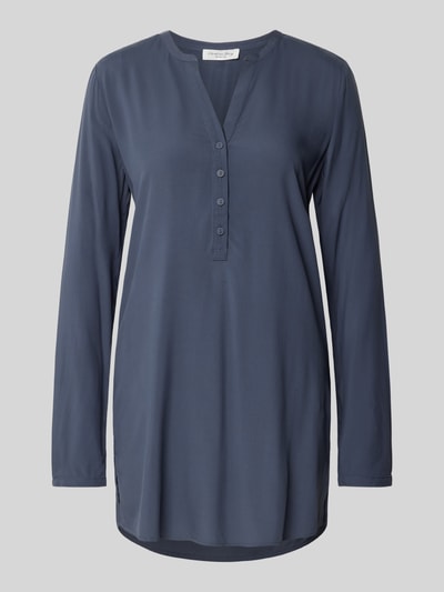 Christian Berg Woman Regular Fit Bluse mit Tunikakragen Dunkelgrau 2