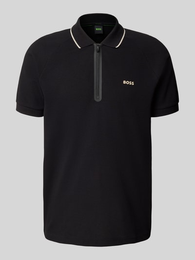 BOSS Green Regular Fit Poloshirt aus reiner Baumwolle Modell 'PHILIX' Black 2