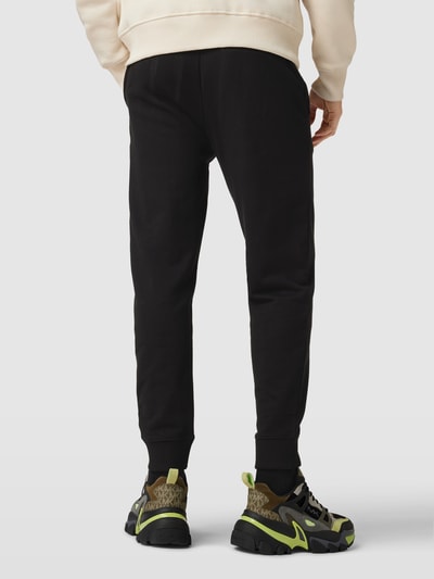 HUGO Sweatpants mit Label-Patch Modell 'Doak' Schwarz 5