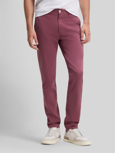 BOSS Orange Slim Fit Chino aus Baumwoll-Mix Modell 'CHINO SLIM' Bordeaux 4